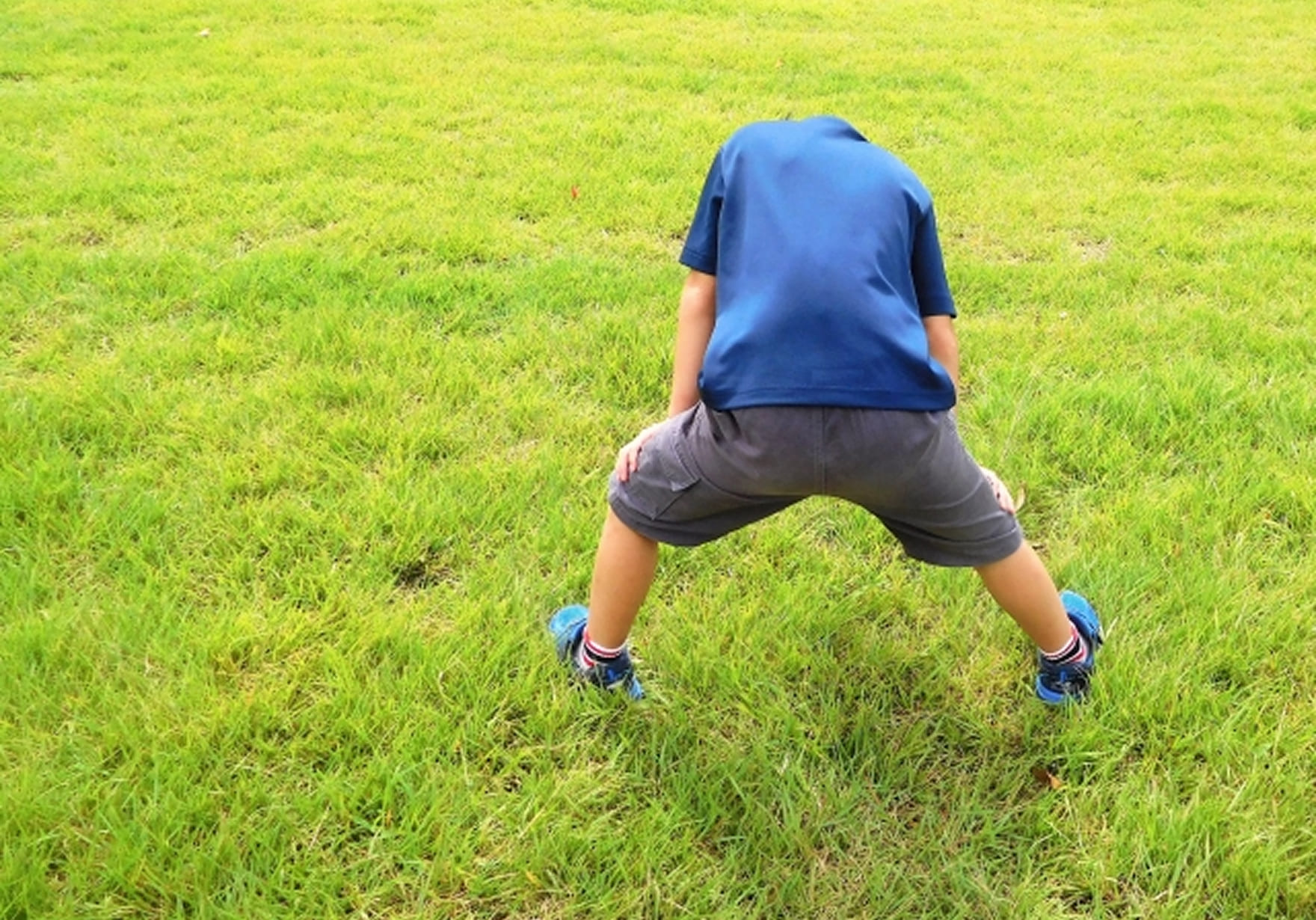 姿勢や運動が分からない様子